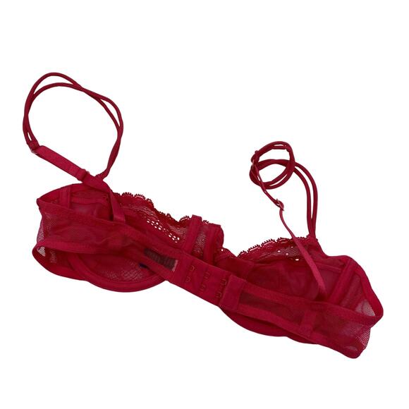 Andres Sarda Hot Pink Lace Underwire bra - Picture 3 of 4